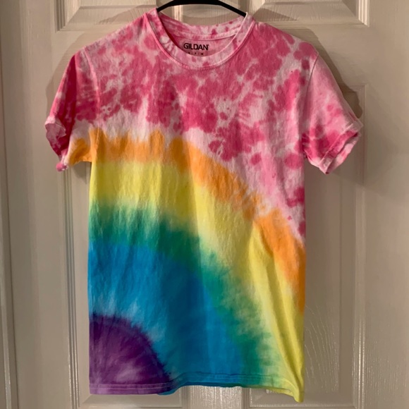 Kawaii Rainbow Tie Dye Shirt - Picture 3 of 9